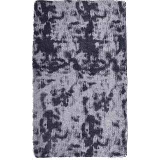 shaggy gulvtæppe NAVARRA 60x100 cm høje luv polyester mørkegrå