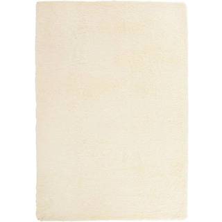 shaggy gulvtæppe NAVARRA 200x290 cm høje luv cremefarvet
