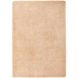 shaggy gulvtæppe NAVARRA 240x340 cm høje luv polyester beige