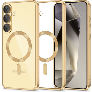 Samsung Galaxy S25+ Tech-Protect MagFlex Cover - MagSafe-kompatibelt - Klar / Guld