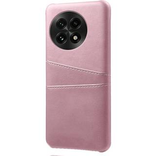 OnePlus 13 - EIDERWOOD Kunstlæder Cover m. Indbygget Kortholder - Lyserød