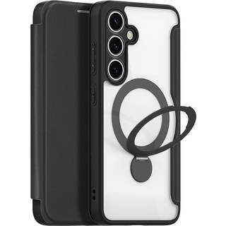 Samsung Galaxy S25 Dux Ducis Skin X Pro Magnetisk Flip Cover - Sort