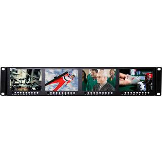 Marshall ML-454 Quad 4.5" LCD Rackmount Monitor (2 RU)