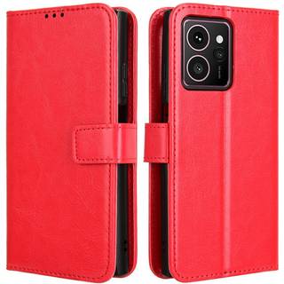 EIDERWOOD HMD Skyline Flip Cover i kunstlæder m. Kortholder & Ståfunktion - Rød