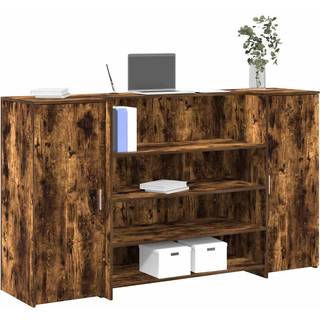 Receptionsskranke Konstrueret Træ - Røget eg / 180 x 50 x 103.5 cm