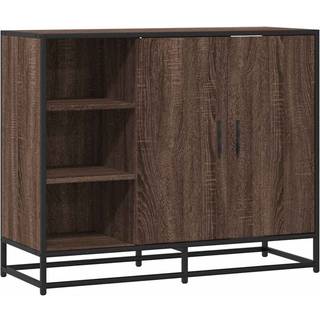 Skænk 92X35X76 Cm Konstrueret Træ - Brun eg