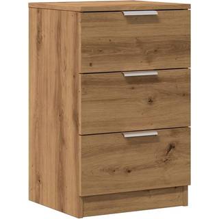 sengebord 40x36x65 cm konstrueret træ kunsteg