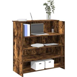 Receptionsskranke Konstrueret Træ - Røget eg / 100 x 50 x 103.5 cm