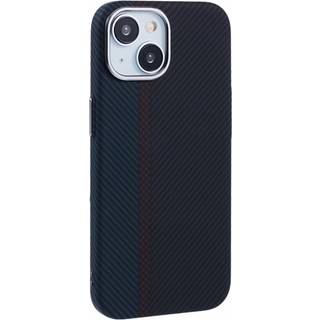 iPhone 15 - EIDERWOOD Mønstret Carbon Cover - MagSafe Kompatibel - Dark Colored Pattern
