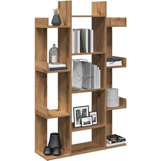 bogreol 86x25,5x140 cm konstrueret træ kunsteg