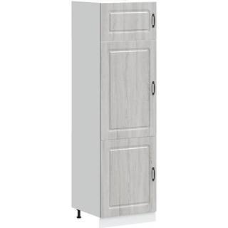 Køkkenskab Kalmar Konstrueret Træ Grå Sonoma