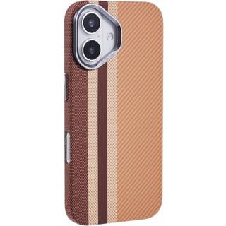 iPhone 16 - EIDERWOOD Mønstret Carbon Cover - MagSafe Kompatibel - Light Stripes
