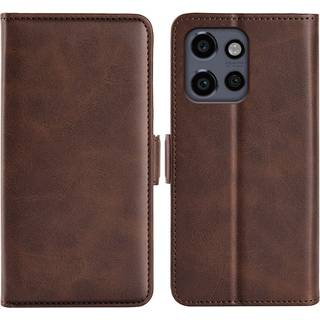 EIDERWOOD Motorola Edge 50 Neo Wallet Flip Læder Cover m. Pung - Brun