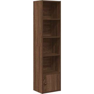 Bogreol 31X24X Konstrueret Træ Antikt Træ - Brun eg / 127 cm