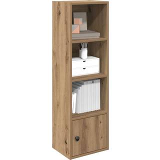 bogreol 31x24x102 cm konstrueret træ kunsteg