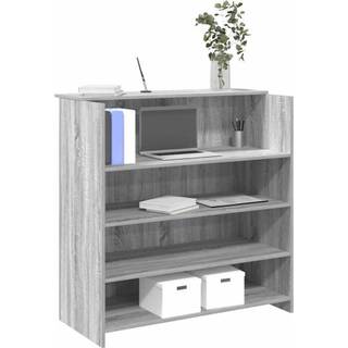 Receptionsskranke Konstrueret Træ - Grå sonoma-eg / 100 x 50 x 103.5 cm