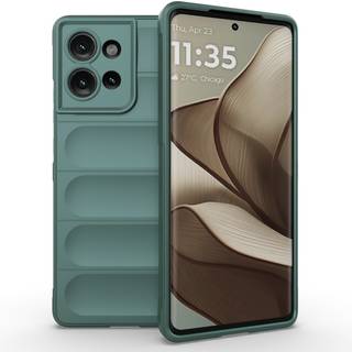 Robust Cover til Motorola Edge 50 5G - Skridsikkert Anti-Stød Beskyttelsescover - Grøn