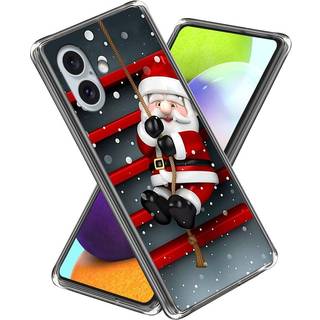 Fleksibelt Plast Julecover til iPhone 16 - Julemand
