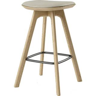 Brdr. Krüger Pauline Barstol 65 Cm Olieret Eg / - Barstole Læder Oyster - PA65-OOL-XX-62