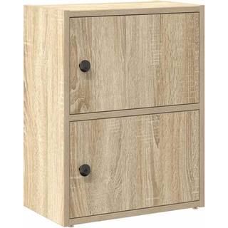 bogreol 40x24x52 cm konstrueret træ sonoma-eg