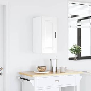 Køkkenvægskab Porto Konstrueret Træ Hvid Højglans