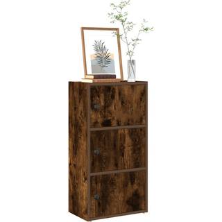 Bogreol 40X24X Konstrueret Træ Etræsfarve - Røget eg / 77 cm