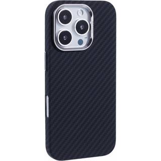 iPhone 16 Pro - EIDERWOOD Mønstret Carbon Cover - MagSafe Kompatibel - Black