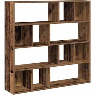 Bogreol/Rumdeler 105X24X102 Cm Spånplade - Gammelt træ