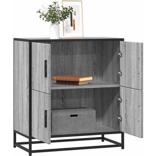 Skuffeskab 68X35X76 Cm Konstrueret Træ Etræsfarve - Grå sonoma-eg