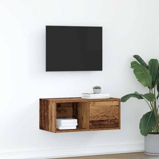 Tv-Bord 60X31X25,5 Cm Konstrueret Træ - 1 / 60 cm / Gammelt træ