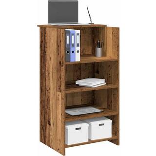 Receptionsskranke Konstrueret Træ - Gammelt træ / 55 x 50 x 103.5 cm