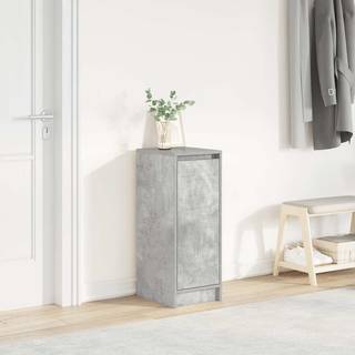 skoreol 29,5x34x76 cm konstrueret træ betongrå