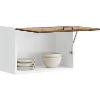 køkkenvægskab Lucca røget egetræsfarve konstrueret træ