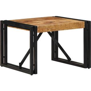 sofabord 50x50x35 cm massivt ru mangotræ