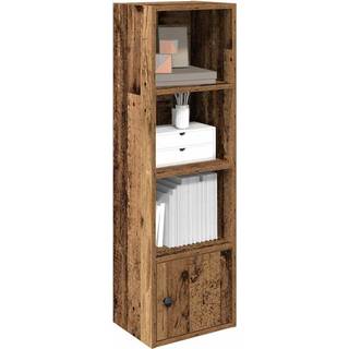 Bogreol 31X24X Konstrueret Træ Antikt Træ - Gammelt træ / 102 cm