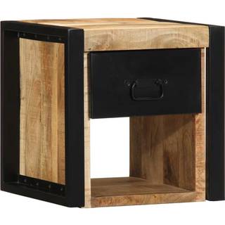 Sengeskabe 40X35X40 Cm Massivt Ru Mangotræ - 1 / Massivt mangotræ