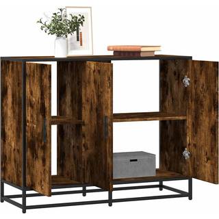 Skænk 94X35X76 Cm Konstrueret Træ Etræsfarve - Røget eg