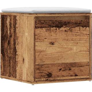 Opbevaringsskab 40,5X40X40 Cm Konstrueret Træ - Gammelt træ