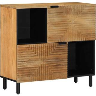 skænk 80x33x75 cm massivt mangotræ brun