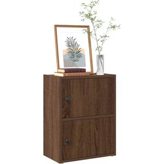 Bogreol 40X24X Konstrueret Træ Etræsfarve - Brun eg / 52 cm