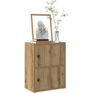 bogreol 40x24x52 cm konstrueret træ kunsteg