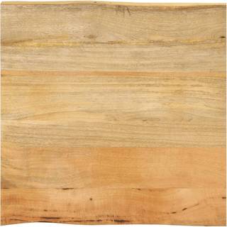Bordplade 70X60X2,5 Cm Naturlig Kant Massivt Mangotræ Mangotræ (Naturligt) - 40 x 40 cm / 25 mm