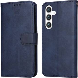 Samsung Galaxy S25 - EIDERWOOD Vegansk Læder Flip Cover - Blå