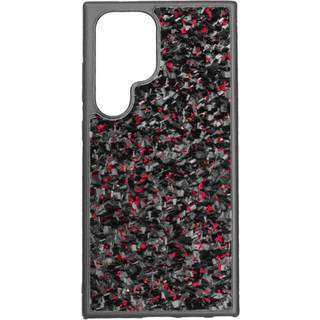 EIDERWOOD Samsung Galaxy S24 Ultra Carbon Cover m. Skridsikker Kant - MagSafe Kompatibelt - Rød
