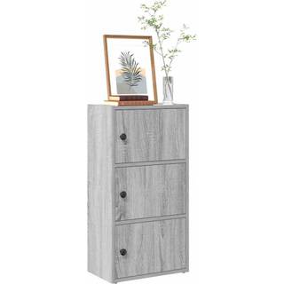 Bogreol 40X24X Konstrueret Træ Etræsfarve - Grå sonoma-eg / 77 cm