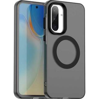 EIDERWOOD Samsung Galaxy A36 (5G) Hybrid Plast Mobil Cover - MagSafe Kompatibel - Gennemsigtig / Sort