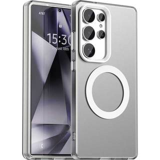 EIDERWOOD Samsung Galaxy S25 Ultra Hybrid Plast Cover - MagSafe Kompatibel - Gennemsigtig / Hvid