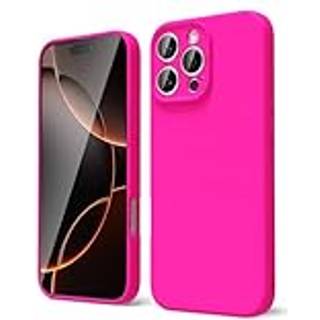 Oakxco til iPhone 16 Pro Phone Case Liquid Silicone tynd slank blød gummi gel tpu almindelig beskyttende enkel dækning til kvinder pige sød mat s