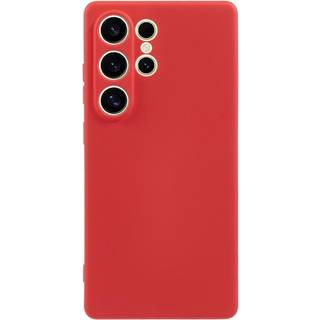 EIDERWOOD Samsung Galaxy S25 Ultra Foret Fleksibelt Plast Bagside Cover - Rød