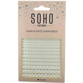 SOHO Hair & Face Diamonds Silver - 216 stk.